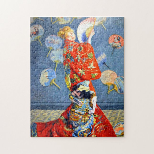 Puzzle Femme Monet en costume japonais (Vertical)