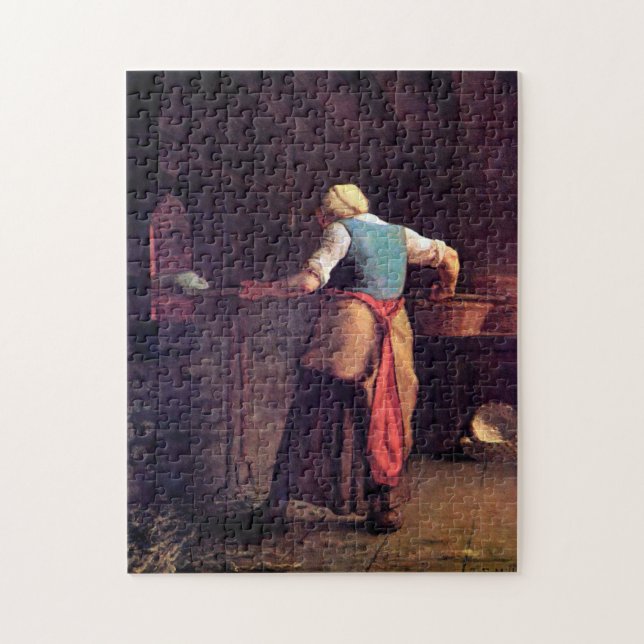 Puzzle Femme Pain À Cuire, Jean-François Millet (Vertical)