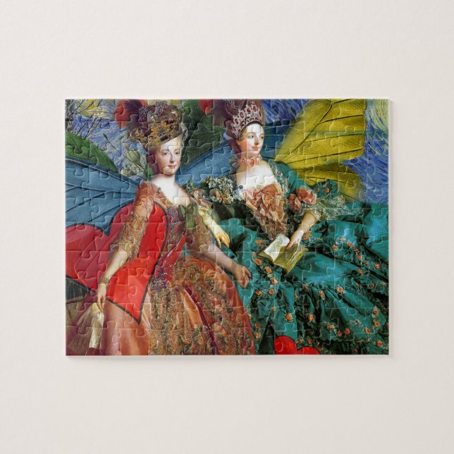 Puzzle Femme Papillon Capricieuse Gémeaux Gothique Classi (Horizontal)