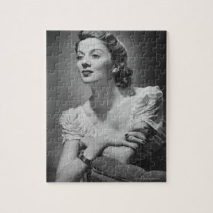Puzzle Femme posant dans le studio