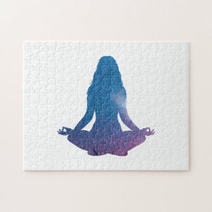 Puzzle Femme pratiquant le yoga - Choisir la couleur arri