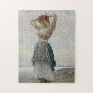 Puzzle Femme Se détendre sur la plage