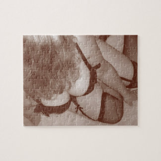 Puzzle Femme sensuelle dans la lingerie, beauté naturelle