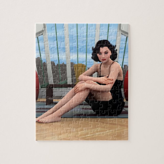 Puzzle Femme Vintage (Vertical)