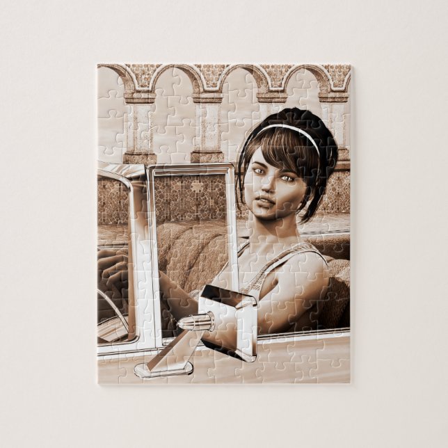 Puzzle Femme Vintage (Vertical)