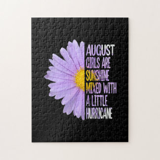 Puzzle Femmes Août Anniversaire Femme Cadeau Drôle Daisy