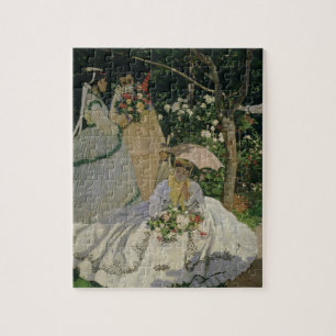 Puzzle Femmes de Claude Monet   dans le jardin