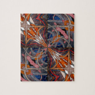 Puzzle Fenêtre en verre tendu Kaleidoscope 18