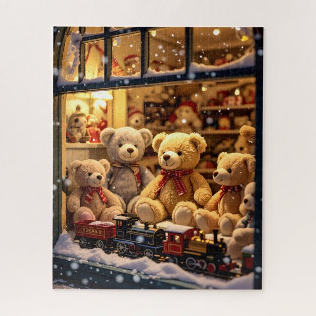 Puzzle Fenêtre Magasin de jouets de vacances (Vertical)