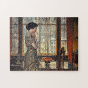 Puzzle Fenêtre New York en hiver (par Childe Hassam)
