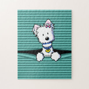 Puzzle Fenêtre Westie KiniArt