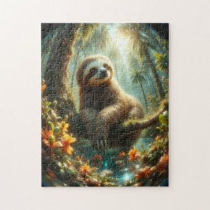 Puzzle Fente bébé au soleil