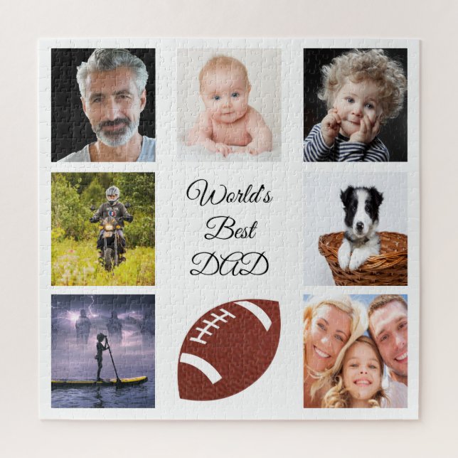 Puzzle Fer photo collage blanc (Vertical)