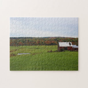 Puzzle Ferme d'automne