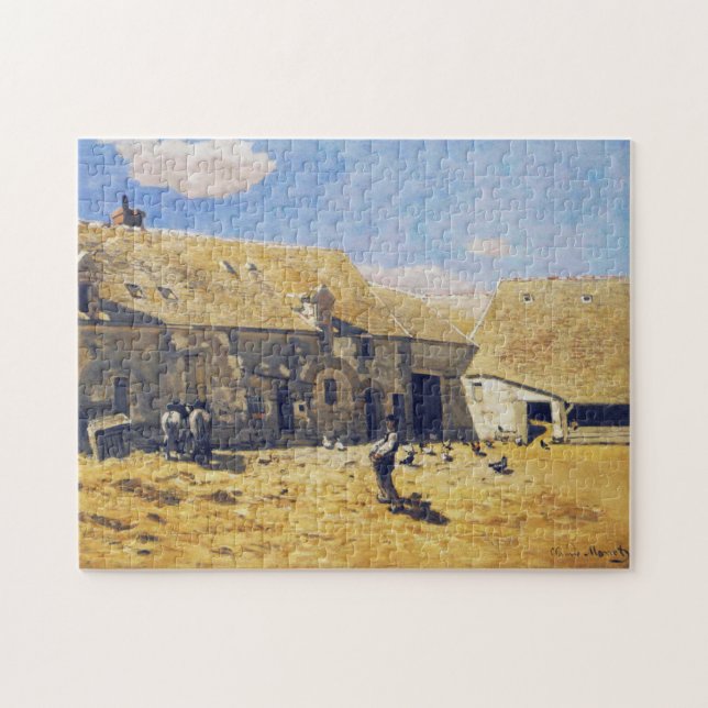 Puzzle Ferme De Chailly Monet Art (Horizontal)