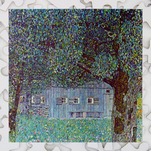 Puzzle Ferme en Haute-Autriche par Gustav Klimt (Créateur téléchargé)