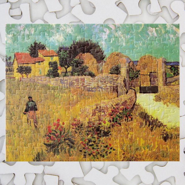 Puzzle Ferme en Provence par Vincent van Gogh (Créateur téléchargé)