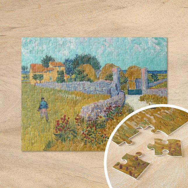 Puzzle Ferme en Provence | Vincent Van Gogh (Créateur téléchargé)