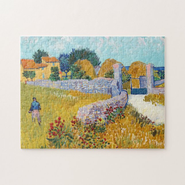 Puzzle Ferme en Provence Vincent van Gogh Peinture (Horizontal)