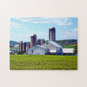 Puzzle Ferme Pennsylvanie avec Silos
