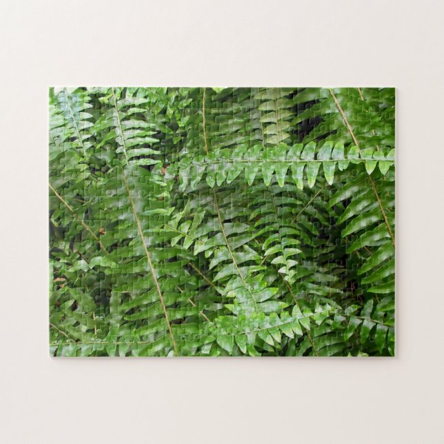 Puzzle Fermer Fronds I Green Nature (Horizontal)
