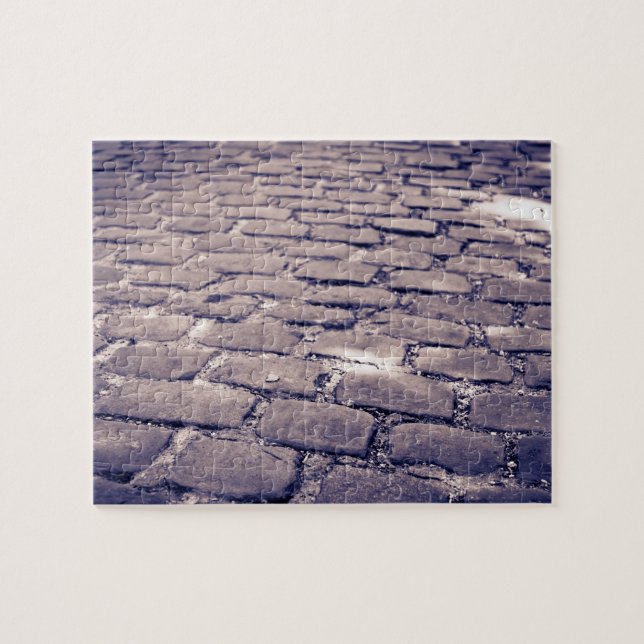 Puzzle Fermer La Rue De Cobblestone (Horizontal)