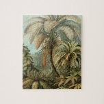 Puzzle Ferns Palm Tree Antiquité Botanique Ferns Art<br><div class="desc">Impression botanique vintage de fougères tropicales Cette impression est de Filicinae (Ferns), d'Ernst Haeckel tirée d'un livre botanique antique de 1904. L'ancienne estampe botanique est la 92ème plaque de Kunstformen der Natur (Art Forms of Nature), qui présente des fougères élaborées. La 92ème assiette de "Kunstformen der Natur" d'Ernst Haeckel représente...</div>