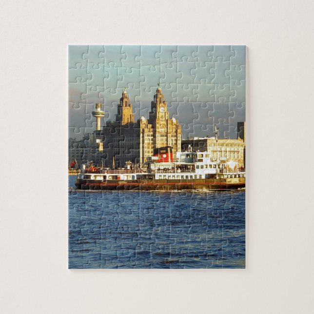 Puzzle Ferry du Mersey et bord de mer de Liverpool (Vertical)