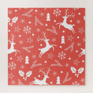 Puzzle Festif Noël Motif sans couture