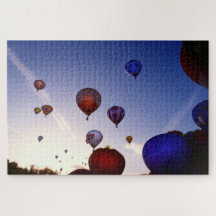 Fête de ballon à air chaud.