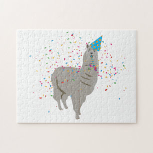 Puzzle Fête de la lama - Animaux ayant une fête