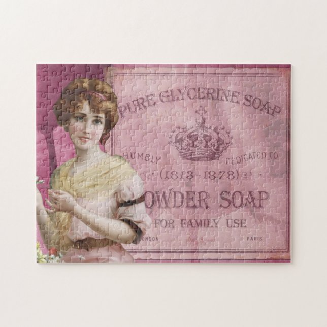Puzzle Fête des Mères Publicité Vintage Glycerin Soap (Horizontal)