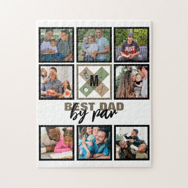 Puzzle Fête des pères Personnalisée Meilleur Papa Par Par (Vertical)