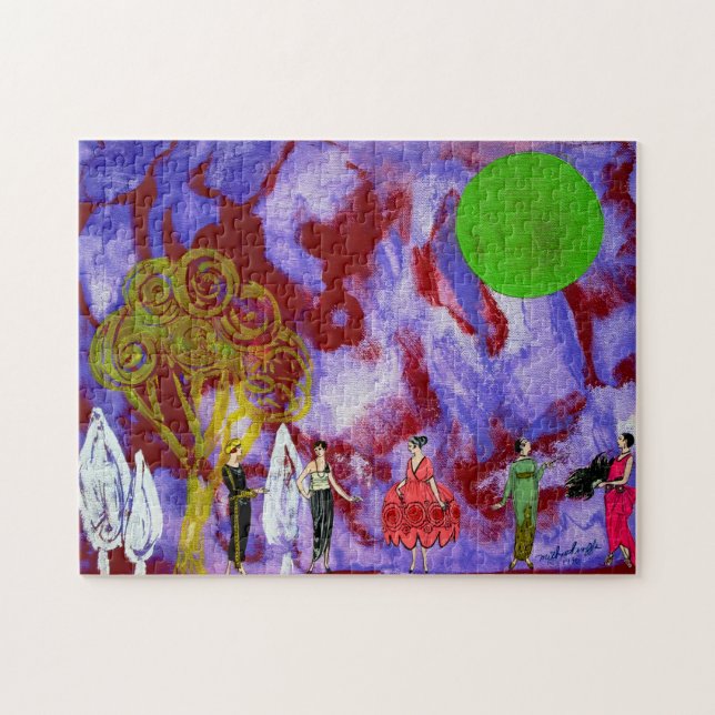 Puzzle Fête du jardin au clair de lune de l'infante par M (Horizontal)