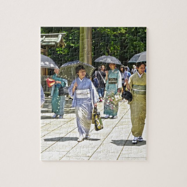 Puzzle Fête du sanctuaire japonais (Vertical)