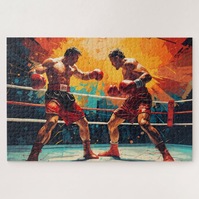 Puzzle Feu d'assaut : Action de boxe (Horizontal)