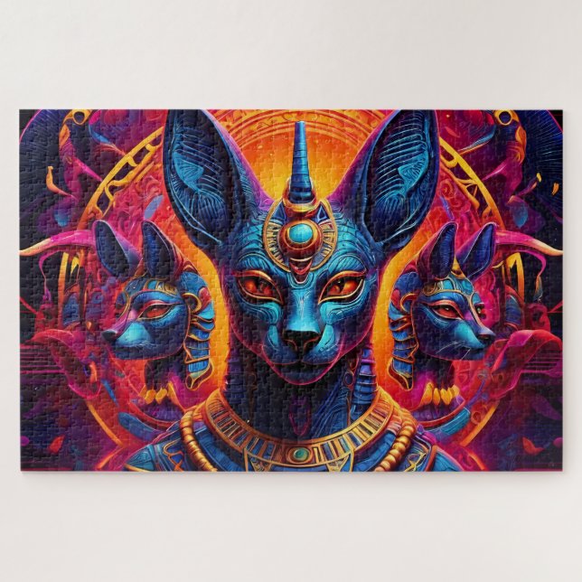 Puzzle "Feu des Dieux" avec divers ensembles de divinités (Horizontal)