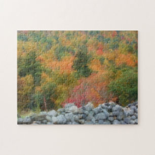Puzzle Feuillage d'automne Pierre Mur Nature Art