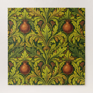 Puzzle Feuillage doré Grenade Orné William Morris