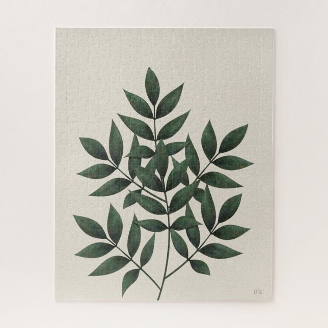 Puzzle Feuillage vert | Plantes de maison (Vertical)