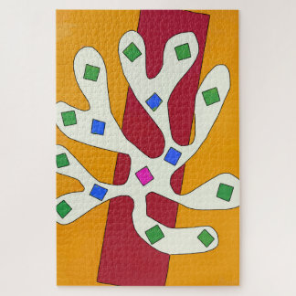 Puzzle Feuille Abstraite