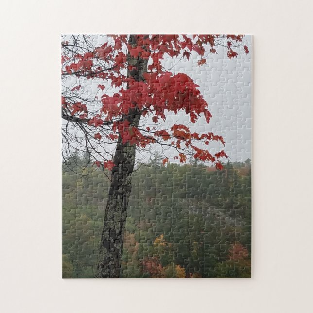 Puzzle Feuille coloré C'est l'automne (Vertical)