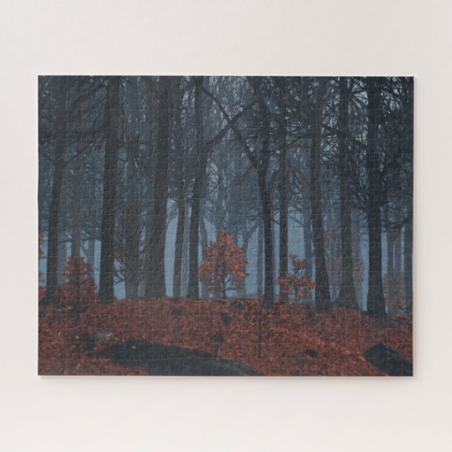 Puzzle Feuille d'hiver (Horizontal)