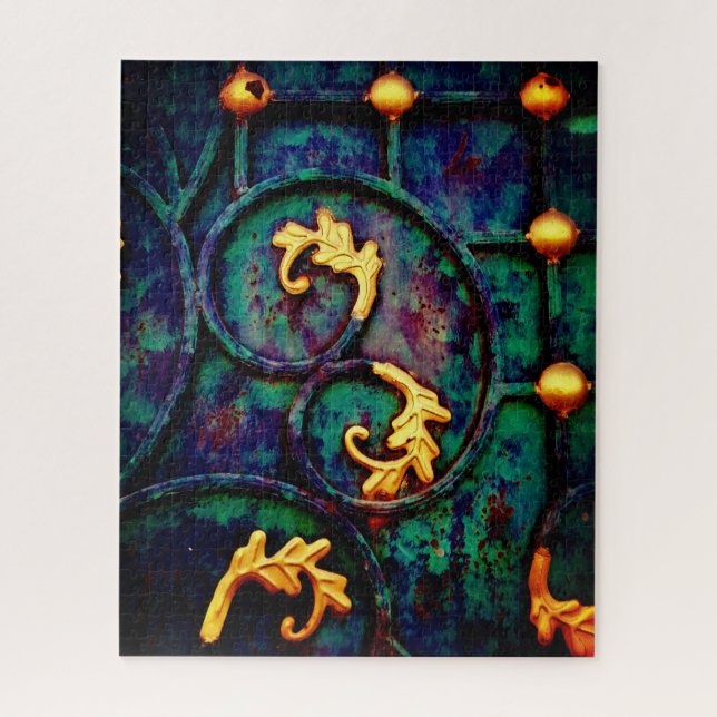 Puzzle Feuille d'or (Vertical)