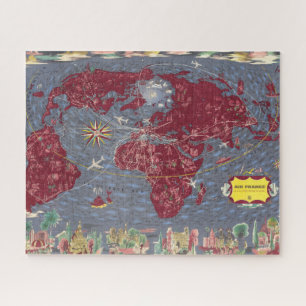 Puzzle Feuilles 1 à 8: Air France