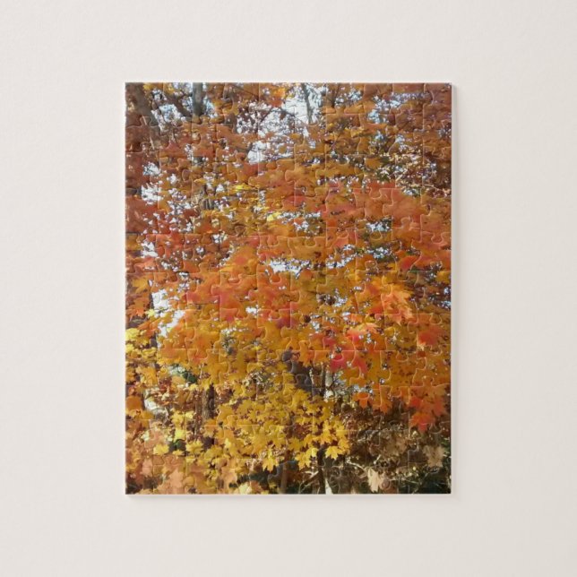 Puzzle Feuilles automnales (Vertical)