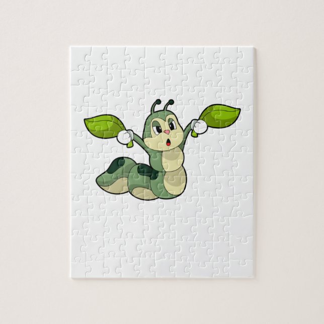 Puzzle Feuilles Caterpillar (Vertical)