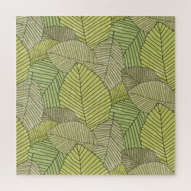 Puzzle Feuilles colorées Design Motif (Vertical)