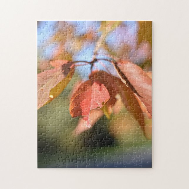 Puzzle Feuilles d'automne dans Regent's Park Londres Angl (Vertical)