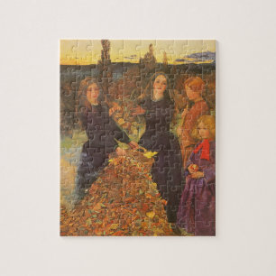 Puzzle Feuilles d'automne de Sir John Everett Millais